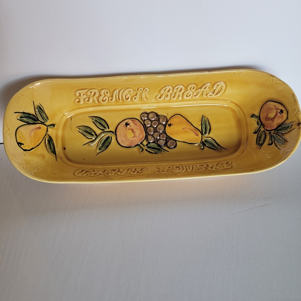 VTG 1950-60's Los Angeles Potteries Bread, Rolls, Buns Bowl Calif. USA 13.75"